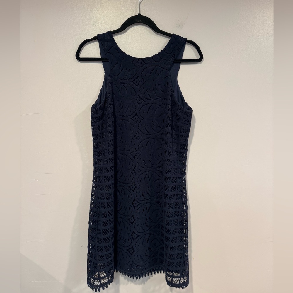 Lilly Pulitzer Navy Lace‎ Mini Dress